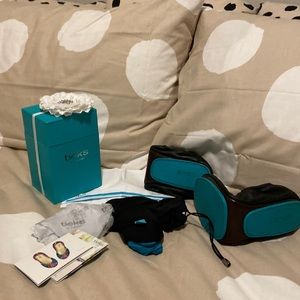 Tieks matte black size 10 flats.